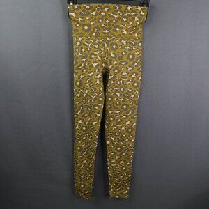 Offline by Aerie Womens Leggings XS Green Leopard Camo Performance Statement